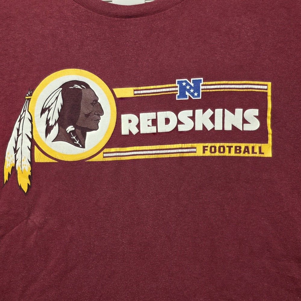 Washington Redskins NFL Team‎ Apparel Maroon Graphic T Shirt Mens XL